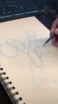 How to draw Mewtwo ASMR