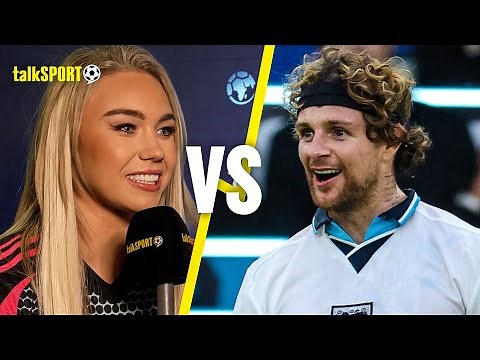 Diamond from Gladiators on her 'BEEF' with Tom Grennan | Soccer Aid 2025