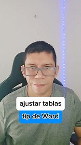 Ajustar tablas en word #exceltips #ordenador #tutorial #PowerPoint #android #tecnologia #Excel #smartphone #movil | raymon_acuna