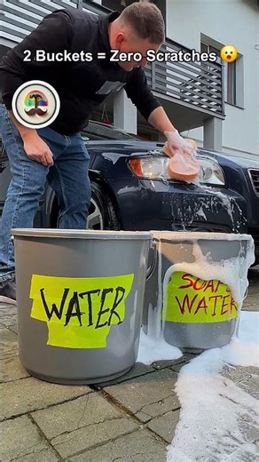 Two Bucket Wash! Keep Your Car Scratch Free! #car