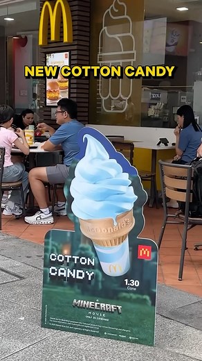 SHOUT on Instagram: "McDONALD’S COTTON CANDY DESSERTS?! You bet we had to run down to try them for ourselves! We tried 3 of the new cotton candy soft serves: Cotton Candy Cone, Cotton Candy Hot Fudge Sundae and Cotton Candy OREO McFlurry, and here’s what we thought of them! You can try them out for yourself at all McDonald’s Dessert Kiosks and participating restaurants. @mcdsg #mcdsg"