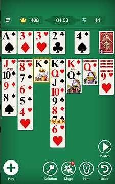 Solitaire Master Klondike Patience Card Game