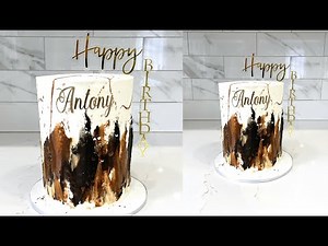 Modern buttercream cake technique | Cake decorating tutorials | Sugarella Sweets