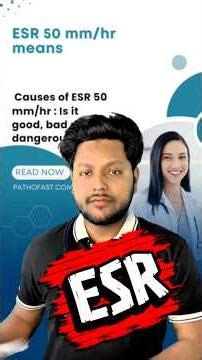 Esr~Erythrocyte Sedimentation Rate High & Low value