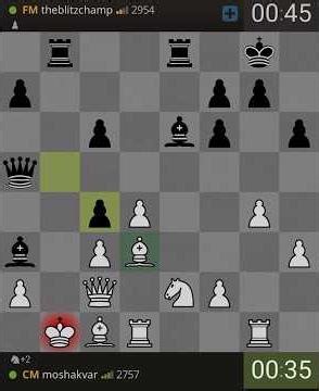 Insane Speed! The Fastest Game on Earth. #chess#lichess