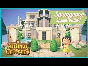 ACNH - 'Springcore' entrance - SPEED BUILD!!