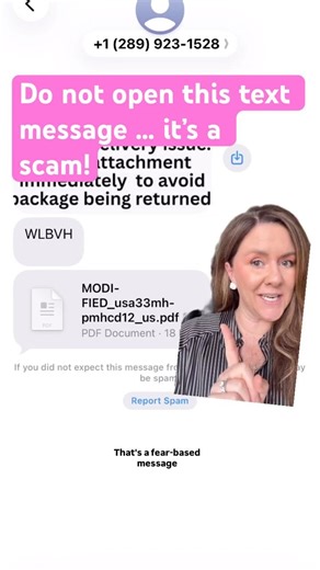 Don’t Open This Text Message… It’s a Scam
