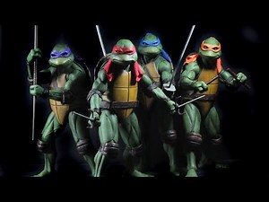 NECA Teenage Mutant Ninja Turtles 1/4 scale 1990 Movie Figures re-release