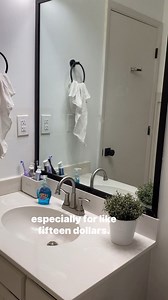 174K views · 135 reactions | The easiest way to frame a mirror: pvc lattice molding! I cut it to size and attached it to the mirror using clear silicone caulk. Slower instructions saved to my Highlights. #mirrorframe | DeLancey DIY | Facebook