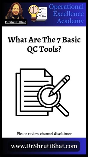 🛠️ What Are The 7 Basic QC Tools? Quality Control Made Simple 📊✔️ | Dr. Shruti Bhat