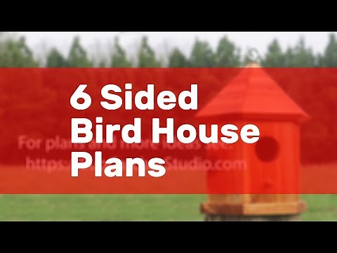 6 Sided Bird House Plans