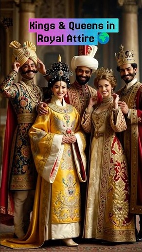 Kings & Queens of the World: Royal Costumes 👑#worldhistory #fashion