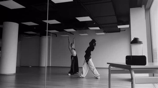 yasminé on Instagram: "this part of the song has been living in my head rent free the past few years… so just finally had to @yasmina.szabo 🤝 @_kudrnacova_ @studioemotion.sk >>> GIMME MORE - Britney Spears #choreography #training #dance #viraldance #trendy"