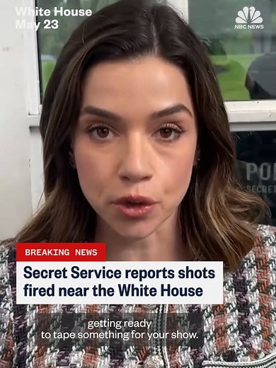 BREAKING: NBC News’ @newsjul describes hearing a series of gunshots outside the White House, which was briefly locked down on Saturday evening.
