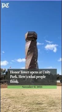Honor Tower opens at Greenville's Unity Park