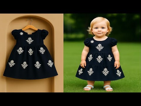 Latest Baby Frock Cutting and Stitching | Easy Baby Frock Design for Beginners | Baby Dress Ideas