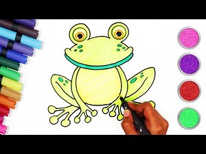 🐸How To Draw A FROG | Easy Drawings For Kids | Chiki Art | Hooplakidz How To