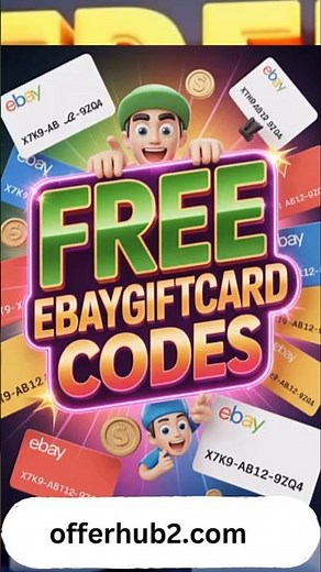 🎁 eBay Gift Card Code 2026 | How to Get eBay Gift Cards Online #shorts #gift #ebay