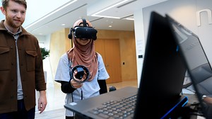 1.7K views · 39 reactions | The Virginia Tech Innovation Campus is connecting middle schoolers to hands-on interactions with STEM technologies.  Middle school students from Alexandria City Public Schools participated in an industry tour day at Noblis. The trip, hosted by the Innovation Campus and Noblis, allowed students to interact with STEM professionals and get hands-on with technology. | Virginia Tech | Facebook