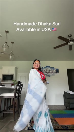 Dhaka sari available in different collers & pattern ♥️ #🇺🇸🇺🇸foryoupage #usa🇺🇸 #fypシ゚ #viralvideo #oklahoma #barshacollection #dhakasariset❤️