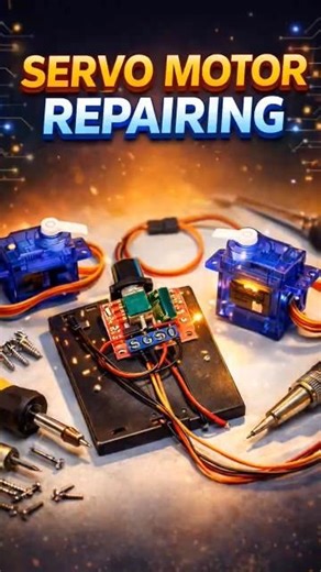 Servo Motor Repairing | Fix Dead Servo Motor Step by Step #ServoMotor#diy #shorts