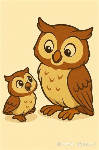 Cute Baby Owl 🦉👶🎶 | Tiny TV Mania | Cute Owl Song for Kids | Animal Shorts
