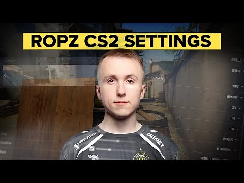 ropz CS2 Settings - Video, Mouse, Crosshair & Viewmodel