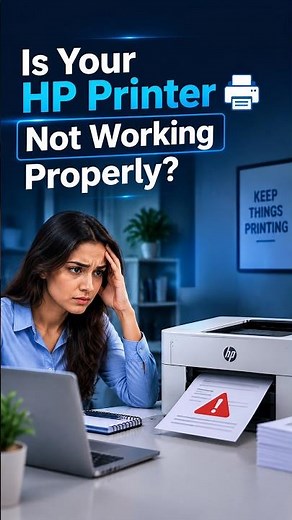 HP Printer Not Working? Fix Setup🖨️ #shorts #youtubrshorts #printerfix #printerproblem #tech