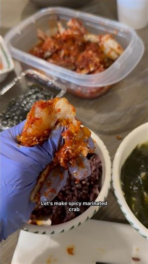 Spicy Raw Marinated Crab (yangyeomgyejang)