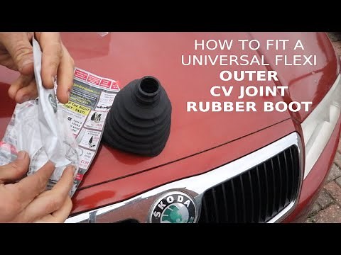 HOW TO FIT a UNIVERSAL CV RUBBER BOOT (CONE METHOD)