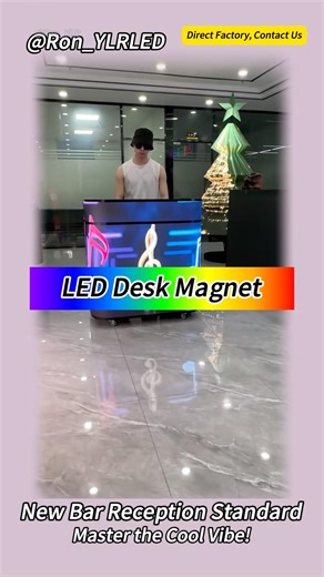 🎛️ This LED Display Turns Any DJ Booth Into a Light Show 🔥 #digitalsignage #leddisplay