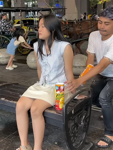 snake prank on beautiful girls #fyp