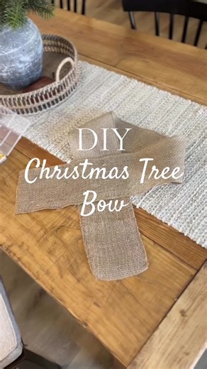 DIY Christmas Tree Bows: No-glue, mess-free, and affordable!