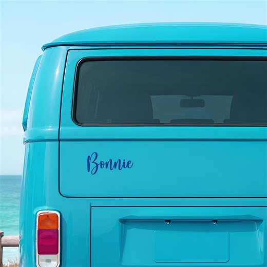 Buy Camper Stickers, Van Stickers, Personalized Name Vinyl Decal, Custom Text Camper Van Sticker, Van Life Gift Online in India - Etsy