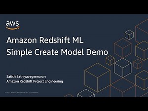 Amazon Redshift ML - Simple Create Model Demo