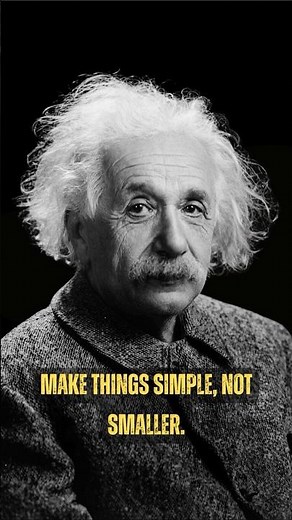 Why Simplicity Wins | Albert Einstein