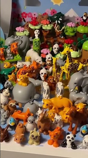 So many Duplo LEGO Animals #animals #lego #duplo