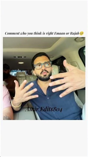 Comment who you think is right Emaan or Rajab🥺|#videoediting |@AmirEdits804