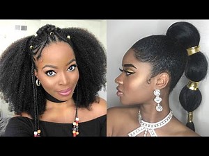 Elegant Natural Hairstyles for 4C Hair ✨ Classy & Chic Looks You’ll Love 2025
