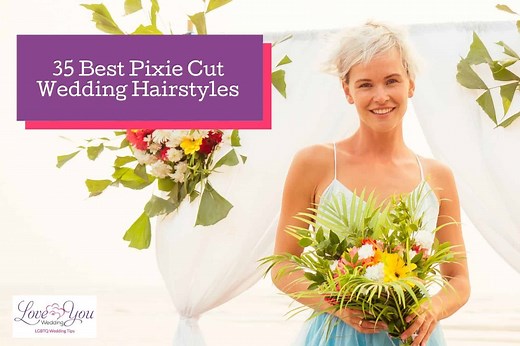 35 Best Pixie Cut Wedding Hairstyles You Can Try