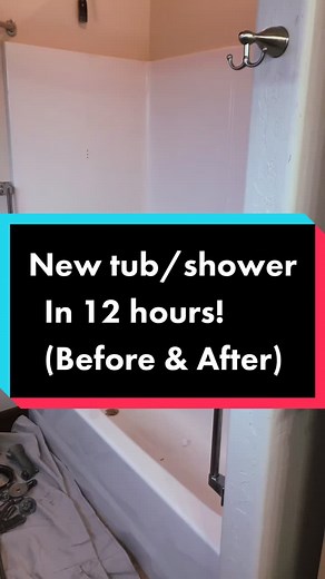 12-Hour Tub Shower Remodel Transformation | Before & After
