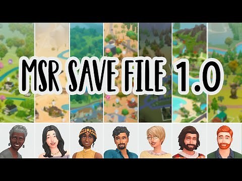 SURPRISE! My Save File is Here! - Download & Overview 💓 // Sims 4 Save File