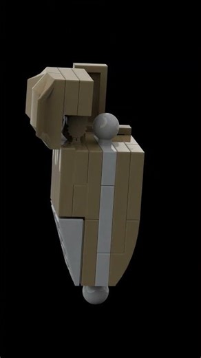 Mech Soldier Build | Lego MOC | Part 4: Calf #characterdesign #lego #legomoc #mech #soldier