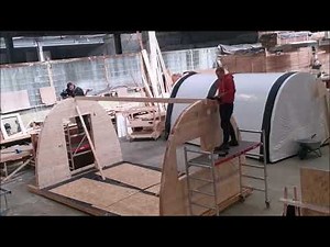 Luxus Camping Pod Aufbau