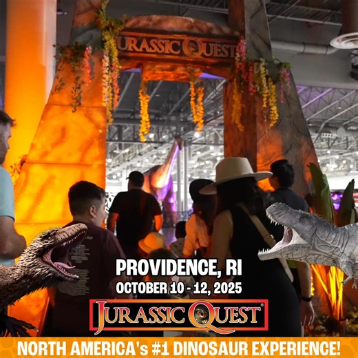 Experience Jurassic Quest in Providence, RI — October 10th - 12th at the Rhode Island Convention Center! 🦕 Meet baby dinosaurs 🔦 Dig for ancient fossils 🦖 Ride a life-sized dinosaur 💫 Enjoy crafts, inflatables, and interactive fun for all ages 🚨 Tickets are going fast and may sell out! Don’t wait—grab yours before they go extinct: 👉 https://www.jurassicquest.com/events/10PS3T | Jurassic Quest