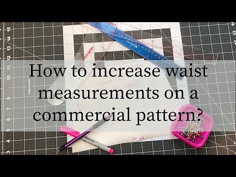 How To | Grading Commercial Patterns (upsizing the waist)
