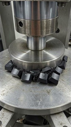 Crushing Mechanical Keycaps Under Pressure 😱