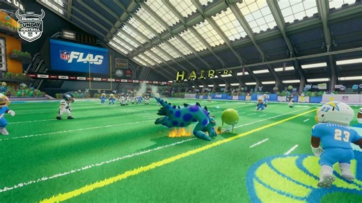 Highlight: Mike Wazowski burns his buddy Sulley on hair-raising 28-yard gain