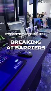 #COMPUTEX2024 was a blast and we got to show off all our newest AI powerhouses partnerships and most importantly, the latest gaming gear. Here’s a peek. #AcerComputex #BreakingAIBarrier | Predator Gaming
