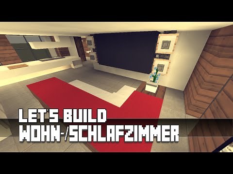 Minecraft :: Möbel Tutorial :: Modernes Wohn-/Schlafzimmer [Haus Nr. 11]